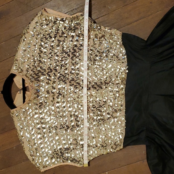 CLOSET CLOSING 7/31 Gold and Black Violet Chachki Dress - Picture 10 of 14